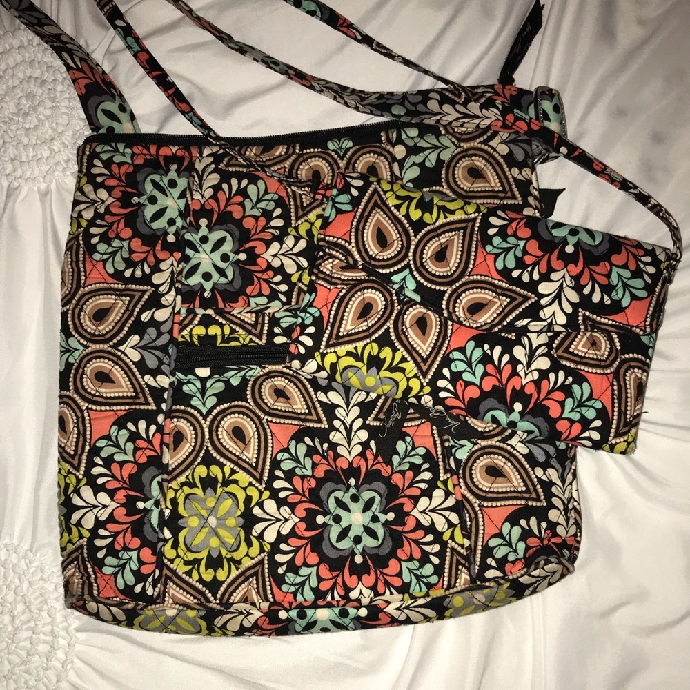Vera Bradley cross body with wallet